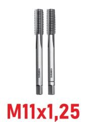 M11x1,25 İnce Diş El Kılavuz Takımı DIN2181