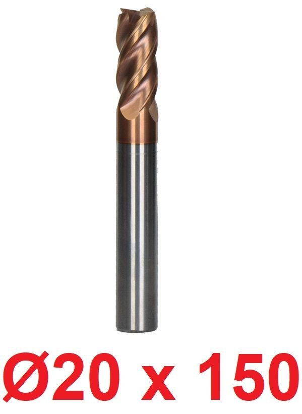 Ø20 x 150 mm Karbür Freze Düz