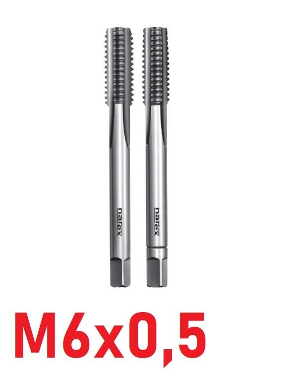 M6x0,5 İnce Diş El Kılavuz Takımı DIN2181