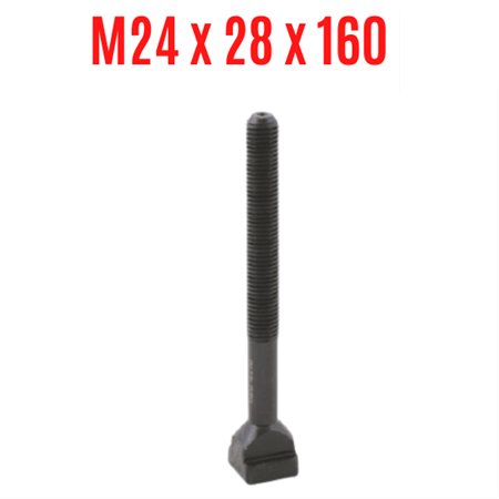 T Ayaklı Saplama M24 x 28 x 160