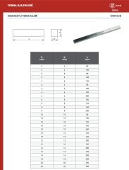 16 x 16 x 160 mm Torna Kalemi HSS