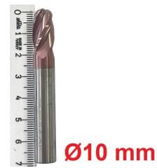 Ø10 X 20 X 70 mm Karbür Freze Küre R5