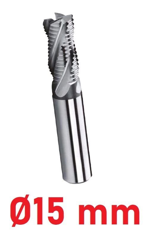 Ø15 mm Kısa Kabatalaş Freze