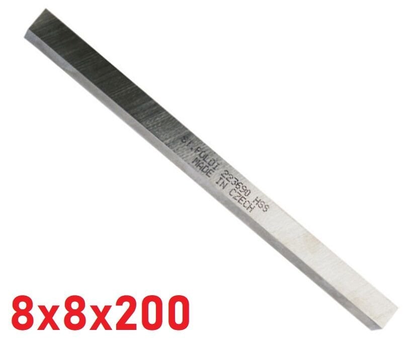 8 x 8 x 200 mm Torna Kalemi HSS