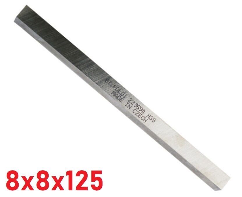 8 x 8 x 125 mm Torna Kalemi HSS